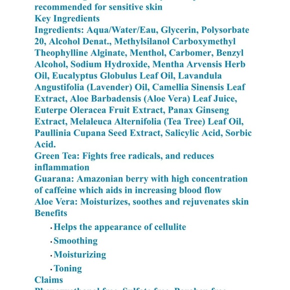 New 5oz SkinVolve Body Boost Workout Toning Cellulite Moisturizing Gel Stimulant - Picture 6 of 9